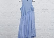 Maillot azul fluido